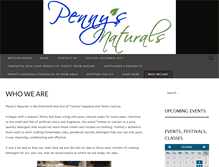 Tablet Screenshot of pennyspure.com